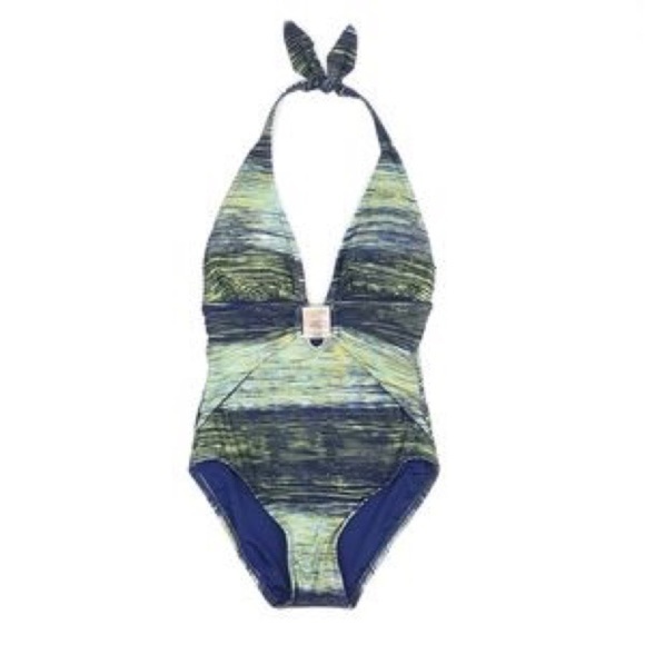 [Vince Camuto] Midnight Waves Plunge Halter - Picture 5 of 9